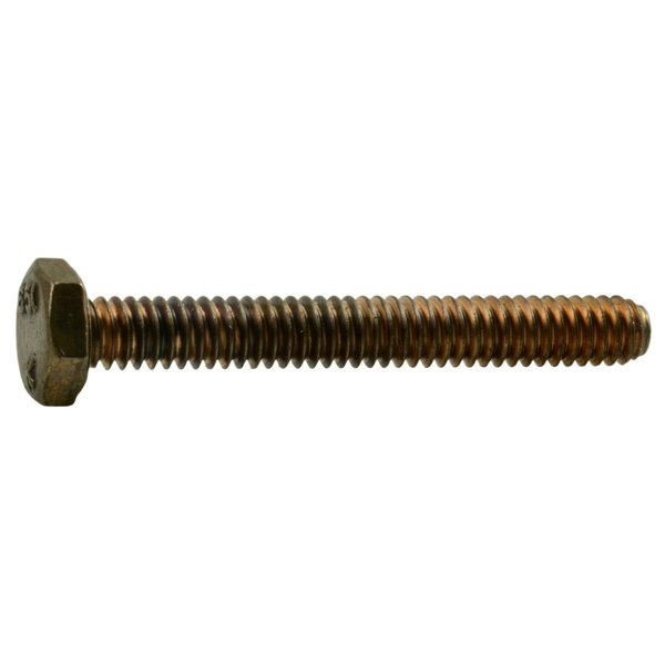 Midwest Fastener 1/4"-20 Hex Head Cap Screw, Silicon Bronze, 2 in L, 6 PK 39326